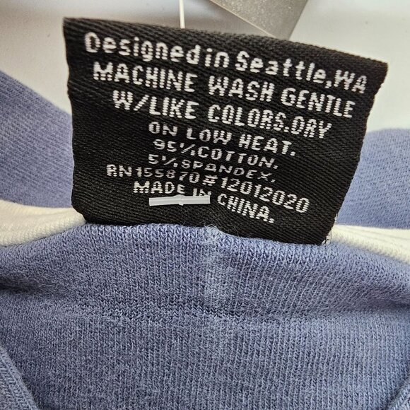 Little Bipsy Kids Baby 0-3 Month Blue Cardigan Sweater Minimalist Preppy Classic - Picture 4 of 5